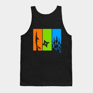 Hunter Ninja Bear - Iconic - Stencil Tank Top